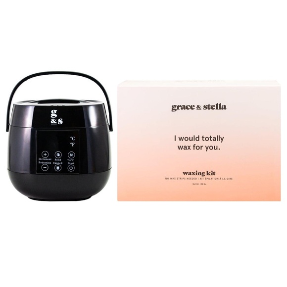 NEW Grace & Stella I Would Totally Wax for You Wax Warming Kit~NEVER OUT OF BOX! - Picture 1 of 9